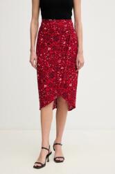 Pepe Jeans szoknya CLAU piros, midi, egyenes, PL901199 - piros S