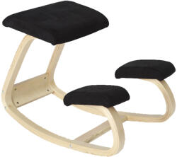 TEMPO KONDELA RENAR egyensúlyfejlesztő ergonomikus térdeplőszék Szín: fekete