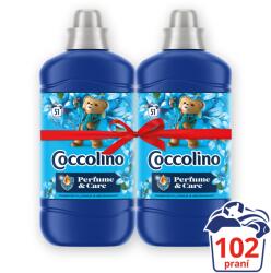 Coccolino Passion Flower öblítőszer, 2×1.7l, 136 mosáshoz, citrus és golgotavirág illat
