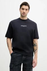 Giorgio Armani t-shirt sötétkék, férfi, nyomott mintás, XM000290 AF10818 - sötétkék XL