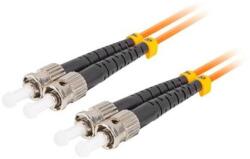 Lanberg MM ST/UPC-ST/UPC duplex 1m Orange (FO-STST-MD21-0010-OG)