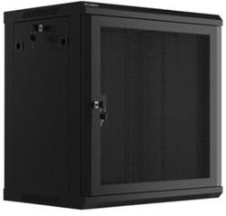 Lanberg 19" 12U Falra szerelhető Rackszekrény Black (WF01-6412-23B) - pcland