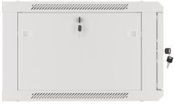 Lanberg 19" 6U Falra szerelhető Rackszekrény Grey (WF01-6606-10S) - pcland