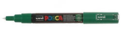 uni Dekormarker, Uni Posca PC-1M, 0, 7-1 mm, kúpos hegy, zöld