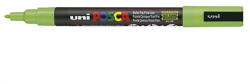 uni Dekormarker, Uni Posca PC-3M, 0, 9-1, 3 mm, kúpos hegy, almazöld