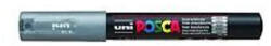 uni Dekormarker, Uni Posca PC-1M, 0, 7-1 mm, kúpos hegy, ezüst