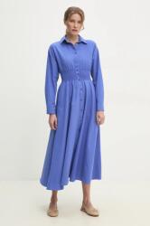 ANSWEAR ruha sötétkék, maxi, harang alakú - sötétkék M - answear - 15 990 Ft