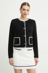 Guess zakó LUCILLA fekete, sima, egysoros gombolású, W5RN20 WGVQ2 - fekete XL