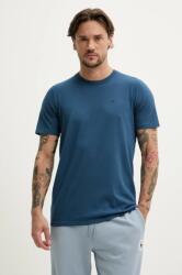 Hollister Co Hollister Co. pamut póló sötétkék, férfi, sima, KI324-5149 - sötétkék S