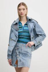 Desigual farmer trench kabát ONTARIO női, átmeneti, oversize, 25SWED57 - kék L