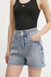 Armani Exchange farmer rövidnadrág női, sima, magas derekú, XW001053 AF12090 - kék 27