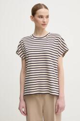 Marc Aurel t-shirt női, bézs, 7677-7000-73858 - bézs 40