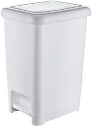 Dünya Plastik Szemetes pedálos Slim FEHÉR 60L, Slim (8696287010454W)