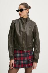 Tommy Jeans rövid kabát női, barna, átmeneti, DW0DW20548 - barna XS