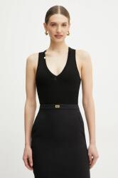 Elisabetta Franchi top női, fekete, TK35T51E2 - fekete 40