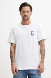 Converse pamut póló fehér, férfi, nyomott mintás, 10027362-A02 - fehér XL