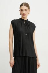 HUGO BOSS top fekete, női, sima, 50546364 - fekete L