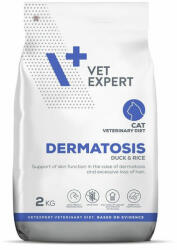 Vet Expert Veterinary Diet Dermatosis kacsa és rizs gyógytáp bőrproblémákkal küzdő macskának 2kg - pegazusallatpatika