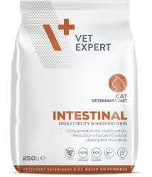  Vet Expert Veterinary Diet Intestinal baromfi gyógytáp emésztőrendszeri problémákra macskának 250g