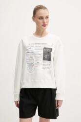 MM6 Maison Margiela pamut melegítőfelső fehér, női, nyomott mintás, S52GU0242. M25012 - fehér L