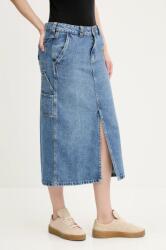 Dickies farmer szoknya sötétkék, midi, egyenes, DK0A866SK211 - sötétkék XS