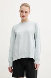 MM6 Maison Margiela pamut melegítőfelső türkiz, női, sima, S52GU0240. M25012 - türkiz L