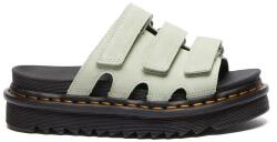 Dr. Martens papucs velúrból Raine zöld, női, platformos, DM40521300 - zöld Női 39