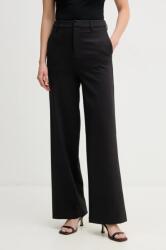 Calvin Klein Jeans nadrág női, fekete, magas derekú széles, J20J225334 - fekete XS