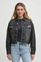 Calvin Klein Jeans rövid kabát szürke, átmeneti, LV047B741G - szürke S
