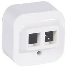 Legrand Forix falonkívüli doboz UTP dugaljhoz 2xRJ45 8(8) fehér csavaros LEGRAND - 782426