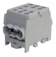 Pollmann Fővezetéki leágazókapocs 150/125A Cu/Al csavaros szürke 2x35+4x25mm2 HLAK 35-1/4 M2 Pollmann - 2080178