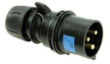 PCE Ipari dugvilla lengő 2P+E 32A 230V(50+60Hz) kék IP44 műanyag csavaros 6h-pozíció Midnight PCE - 023-6x
