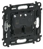 Legrand ValenaInMatic adatcsatlakozó dugalj STP RJ45 8(8) Cat6A(IEC) fekete csavaros LEGRAND - 753049