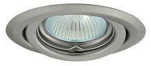 Kanlux Szpot lámpatest álmennyezetbe MR16 1x 35W 12V AC/DC GX5.3 króm-ház acél ARGUS CT-2115-C/M KANLUX - 00331