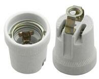 Kanlux Izzólámpa foglalat szerelőlemezes 4A Edison-menetes porcelán szürke csavaros HLDR-E27-D KANLUX - 02162