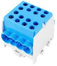 Pollmann Fővezetéki leágazókapocs 150/125A Cu/Al csavaros kék 2x35+6x25mm2 HLAK 35-1/6 M2 Pollmann - 2080184