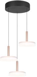 TRIO T354930365 LED mennyezeti függőlámpa CELESTE | 3x7, 5W integrált LED forrás | 3x750lm | 3000K