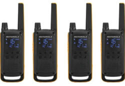  Set 4 bucati Statii radio Motorola PMR 446 TALKABOUT T82 EXTREME QUAD WALKIE TALKIE Statii radio
