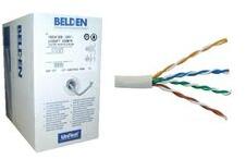 Belden Adatátviteli LAN kábel UTP 100MHz Cat5e 4x 24AWG tömör réz szürke UTP 305m BELDEN - 1583E