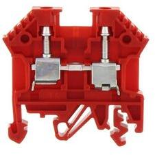 CONTA-CLIP Átmenő sorkapocs TS32/35 1-szintes 32A 0, 2-4mm2/érvéghüvely piros RK 2, 5-4 RD CONTA-CLIP - 1001.9