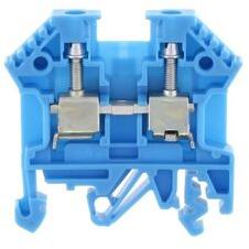 CONTA-CLIP Átmenő sorkapocs TS32/35 1-szintes 32A 0, 2-4mm2/érvéghüvely kék csavaros/ RK 2, 5-4 BU CONTA-CLIP - 1001.5