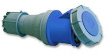 PCE Ipari dugalj lengő 2P+E 63A 230V(50+60Hz) kék egyenes IP67 műanyag 6h-pozíció PowerTwist PCE - 233-6