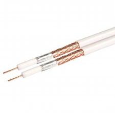 MoftX Cablu Coaxial Rg6 Q5+ Alb / Rola 500Ml (60878)