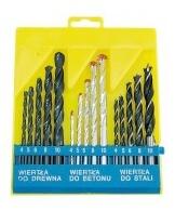 Profix Set Burghie-Zidarie-Lemn-Metal - 15 Piese (PFX47010) Burghiu