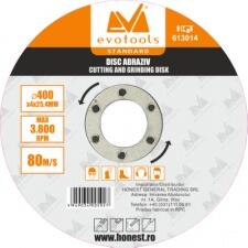 Evotools Disc Abraziv Ets A36, 180X3Mm (613010) Disc de taiere