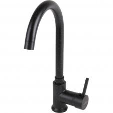  Baterie Bucatarie Sandonna F 7073 Neagra Cu Aerator (57703)