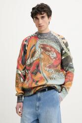 Desigual pulóver AMA férfi, narancssárga, 25SMJF11 - narancssárga S