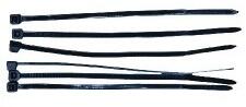 Profix Fasete Legatura Negre 2.5X200Mm, 100/Set (59220C)