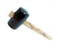 Profix Ciocan Cauciuc Cu Maner Lemn 58Mm / 350G (PFX12002) Ciocan