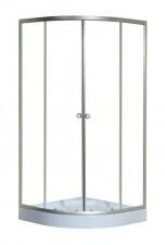 Sanotechnik Set Cabina De Dus Semirotunda Cu Cadita Sanotechnik St-90C (60866)